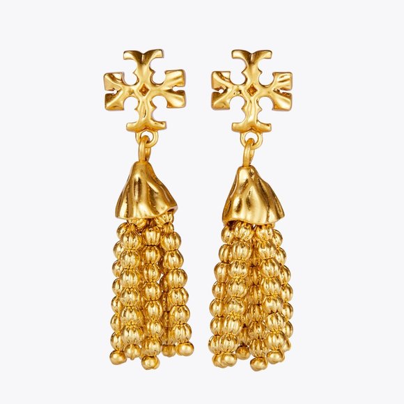 Tory Burch Roxanne Small Tassel Earring - Picture 5 of 7